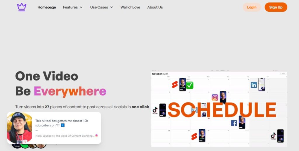 Taja AI Homepage - Screenshot